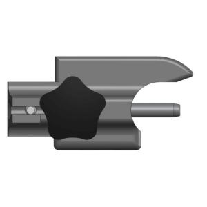 Aretace malá levá - pro profily 36,3x50 mm