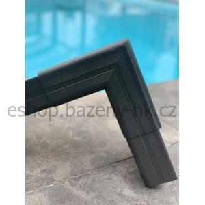 Lem bazénu X-SHAPE - 4x8 - sestava DB 703 (půlený)