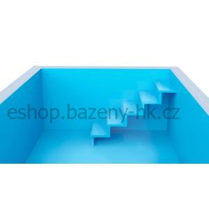 Schodiště X-AIR - hloubka bazénu 1,2 m