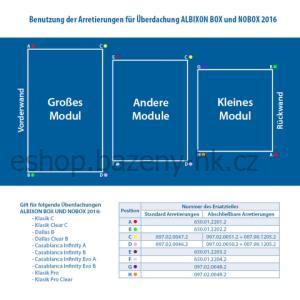Krytka roviny L oblouk L - Air, normal
