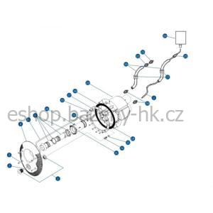 Tlačítko pneumatické k protiproudu