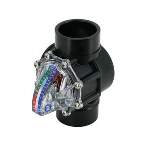 Průtokoměr FlowVis DN40 / d50 se zpětnou klapkou