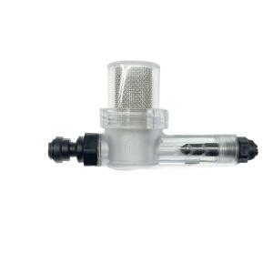 Detektor průtoku vizuální s filtrem měřené vody