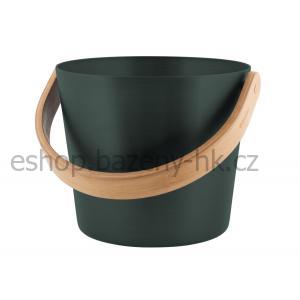 RENTO Saunový kbelík AL 5 l, JUNIPER (tm.zelená)