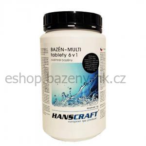 HANSCRAFT BAZÉN - MULTI tablety 6v1 - 1 kg