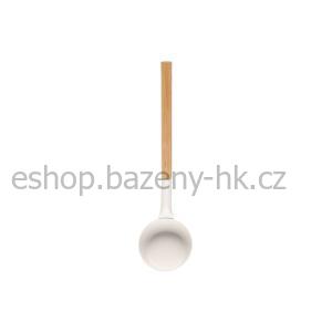 RENTO Saunová naběračka hliník - bílá