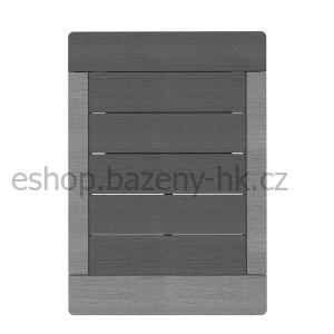 Venkovní sprchový rošt -  Tmavě šedá 