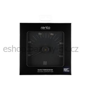 RENTO Teploměr do sauny AL - šedý