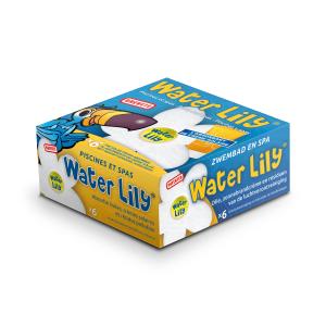 Absorpční houbička na mastnoty Water Lily (1 balení = 6ks)