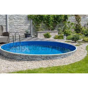 Bazénová fólie Waves pro bazén ø 5,5 m x 1,2 m