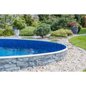 Bazénová fólie Waves pro bazén 5,5 m x 3,7 m x 1,2 m
