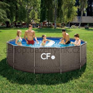Bazén CF FRAME ratan - 366 × 99 cm