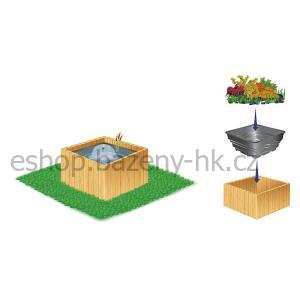 Heissner terasové jezírko obdelníkové z PE, 110 l, 49 × 79 × 45 cm B081