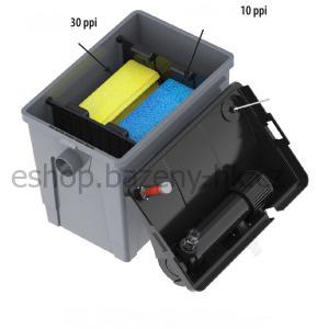 Heissner sada průtokové filtrace s čerpadlem 3300 l/h, UV 9W, do 10 m³ FPU10100-00