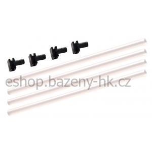 Heissner efektové plovoucí solární čerpadlo 150 l/h, 7 nástavců na vodní efekty SPF110-00