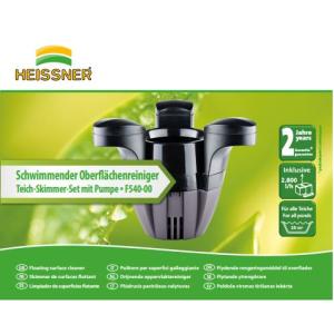 Heissner jezírkový skimmer s vestavěným čerpadlem 2800 l/h, do 25 m2 vodní plochy F540-00