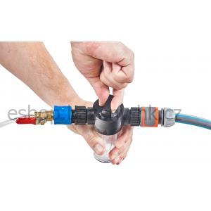 Teleskopický čisticí kartáč na solární panely s přípojkou vody Heissner, délka 460 cm