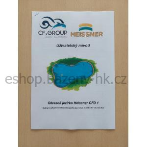Heissner sada pro vybudování koupacího jezírka do rozměru 3,36 × 2,38 × 1 m CFP2