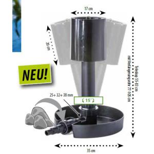 Heissner jezírkový skimmer stojícído 40 m² F551-00