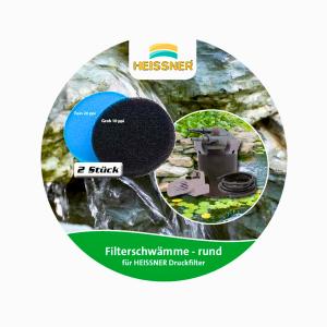 Heissner náhradní filtrační desky10 ppi a 20 ppi kulatá 2 ks, Ø2 2,5 × 7 cm ZF832-00