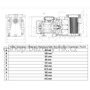 Čerpadlo k pískové filtraci CF SFA 6 - 400W