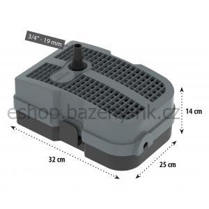 Heissner sada průtokové filtrace s čerpadlem, 1500 l/h, UV 9W, do 8 m³ HLF8000