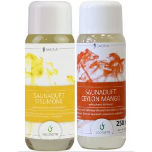Setv saunových esencí 2 × 250 ml - Cejlonské mango + Ledový citrón