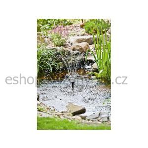 Sada solárního efektového čerpadla HEISSNER 750 l/h s baterií a LED osvětlením SP760-L