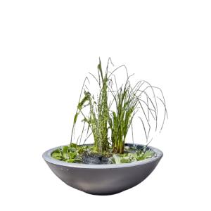 Heissner Lotusgarden - solární mini jezírko, 58 × 19 cm, antracit 015213-03-SL