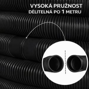 Bazénová hadice CF ø 38 mm (30 m) černá