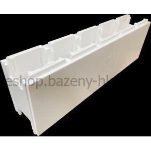 Kompletní bazénový set CF BLOCK 7,0 × 3,5 × 1,5 m / 0,6 mm - modrá fólie (bazén, filtrace, folie, skimmer)