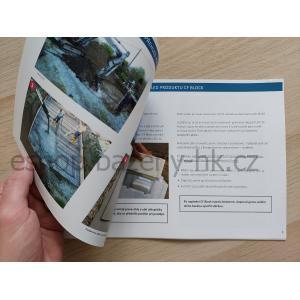 Kompletní bazénový set CF BLOCK DELUXE 7,0 × 3,5 × 1,5 m / 0,8 mm - šedá fólie (bazén, premiová filtrace, folie, skimmer)