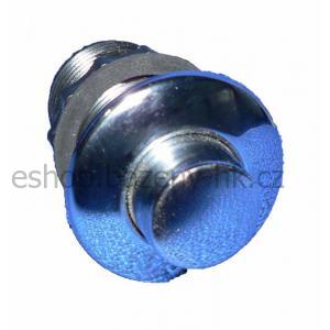 Pneumatické tlačítko chromové vystouplé