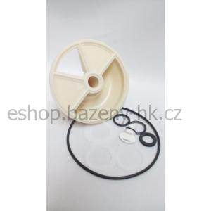 Sada těsnění do 6cest. ventilu vč. desky Praher - nový typ