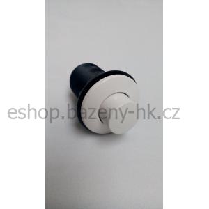 Pneumatické tlačítko vystouplé bílé