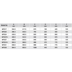 Filtrační nádoba MFS 800, 23m3/hod, 320kg písku