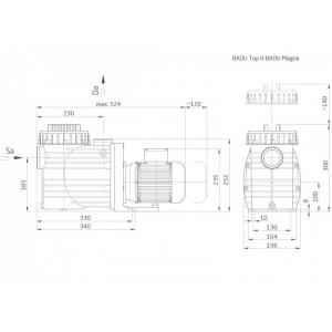 Čerpadlo BADU TOP II/12 12 m3/hod 230V 0,72/0,45 kW (Bettar)