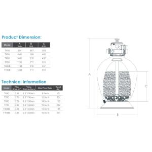 Nádoba TOP VF 450, 75kg písku