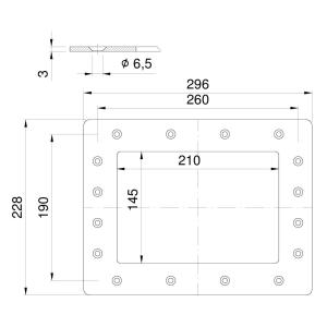 Příruba ke skimmeru 11309, 11310, 17109 Duplex