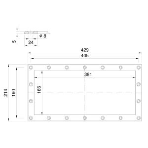 Příruba ke skimmeru 11311, 11313 Duplex