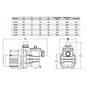 Čerpadlo SS100 14 m3/h 230V 0,90kW