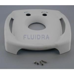 Čelo protiproudu, ozdobné plastové bílé