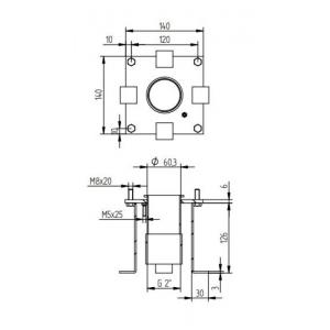 Vodní chrlič Váhy AISI 316 lesk