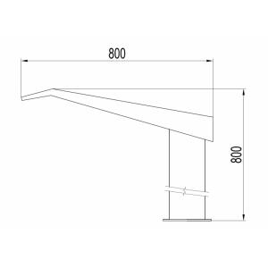 Vodní chrlič Býk AISI 316 mat