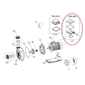 El. krabička New Contra 1f.
