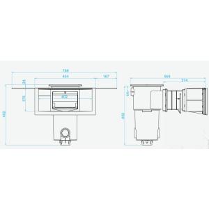 Skimmer Procopi Mirror - Grey