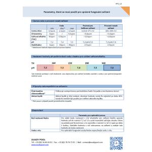 Automatická regulace ChloriProtect RX LCD (řízení solonizační jednotky)