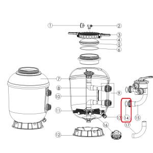 Těsnění pod připojení SMG 500/650 (set 2ks)
