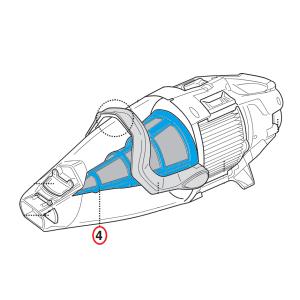 Náhradní kónický filtr pro vysavač BWT PK GIANT