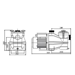 Čerpadlo MCB+ 13-15, 1HP